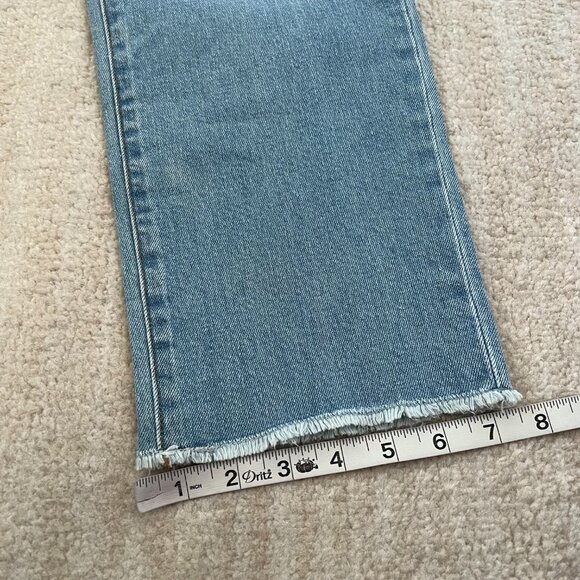 J. Crew Slim Broken In Boyfriend Blue Crop Jeans 29 - Picture 6 of 10